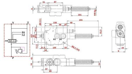 VANNE HYDRAULIQUE 1xP80 A7 ZS1/G VRŠIČKAR