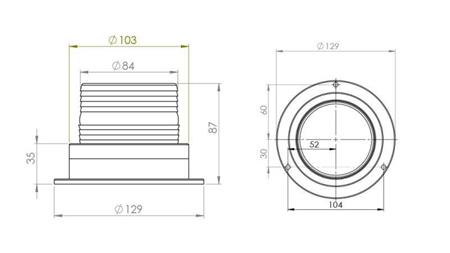 LED ROTUJÚCE SVETLO MAGNETICKÉ 12V