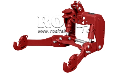 UNIVERSAL KIT FRONT HYDRAULICS 2KAT FOR TRACTOR 1500KG - RED (RAL 3000)