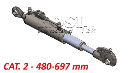 TELESKOPSKA HIDRAVLIČNA POTEZNICA AVTOMATSKA - 2 KAT. 480-697mm (45-95HP)(25,4)