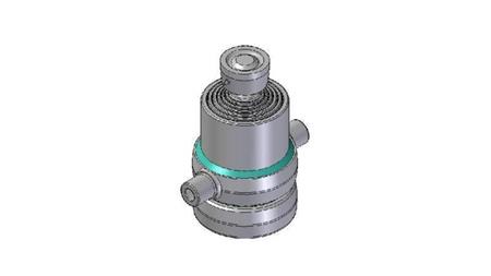 6017S -CYLINDRE TÉLESCOPIQUE STANDARD/BALL 6 ÉTAPES COURSE 985 DIAMÈTRE 170