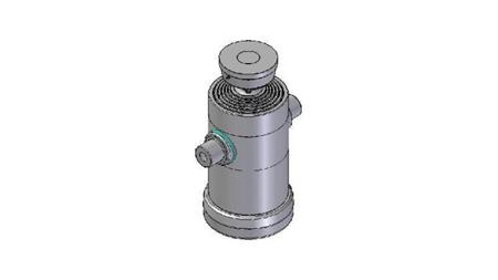 6063S -TELESCOPIC CYLINDER STANDARD/BALL 6 STAGES TRAVEL 1920 DIAMETER 240