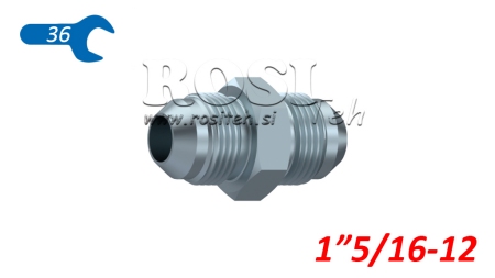 VANNE HYDRAULIQUE DOUBLE JIC74° 1”5/16-12 1”5/16-12