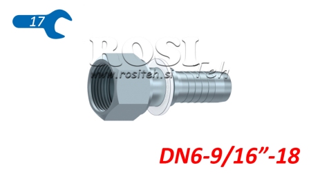 HYDRAULICKÁ PRÍPOJKA DKORFS SAMICA DN6-9/16-18