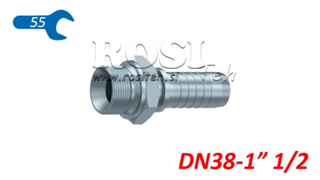 RACCORD HYDRAULIQUE BSP MALE DN38-1 1/2
