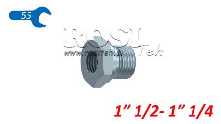 ADAPTATEUR HYDRAULIQUE MALE-FEMELLE 1 1/2- 1 1/4