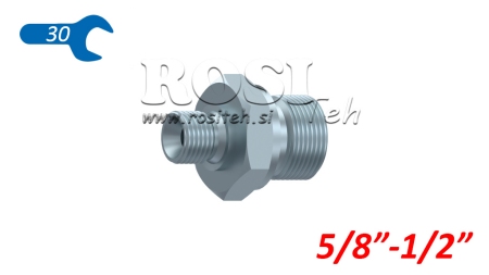 RÉDUCTEUR HYDRAULIQUE BSP 5/8-1/2