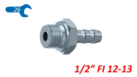 HYDRAULIC FITTING MALE 1/2