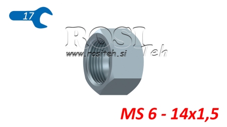 HYDRAULISK MUTTER MS 6 - 14X1.5