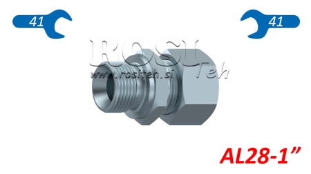 VÉRIN HYDRAULIQUE À DOUBLE ACTION AVEC ÉCROU AL28-BSP1