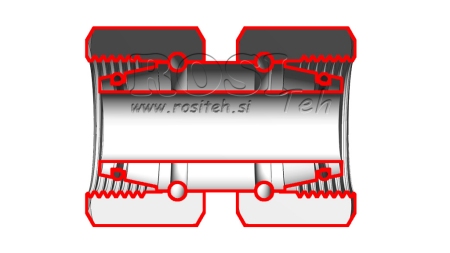 HIDRAVLIČNI DVOVIJAČNIK DVOJNA VRTLJIVA MATICA (16S) M24x1,5