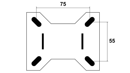 KOLO 100mm S FIKSNO OSNOVO