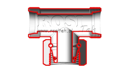 HIDRAVLIČNI T KOM S-6 Z VRTLJIVO MATICO CENTRALNO M14x1,5