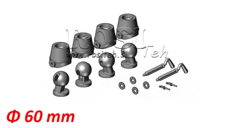 TIPPER CAISSON BRACKET SET Φ60