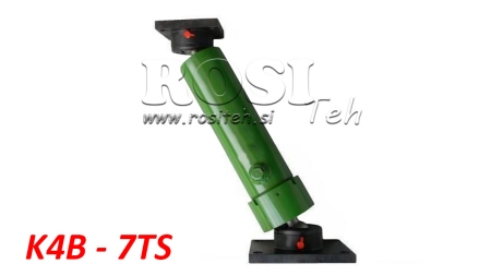 TELESKOPICKÝ HYDRAULICKÝ VALEC 4 ÚROVNE  900mm K4B-7TS
