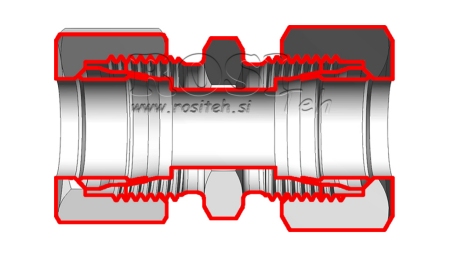 RACCORD DE CONNEXION HYDRAULIQUE NZ