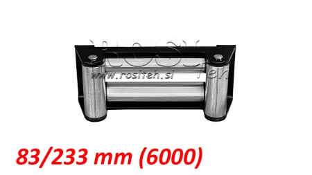 GUIDE-CÂBLE À ROULEAUX POUR CÂBLE EN ACIER (6000) 83x233