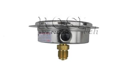 MANOMETR DN100 ZADNÝ 0 - 2.5 BAR - 1/2