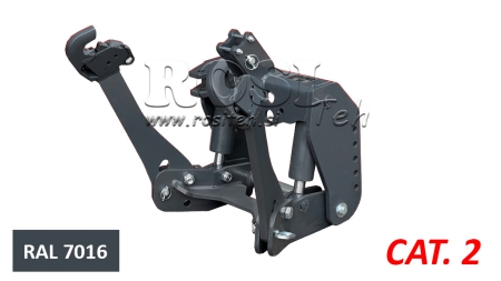 KIT UNIVERSEL HYDRAULIQUE FRONTAL ( AVANT) 2 EME CATEGORIE POUR TRACTEUR 1500KG