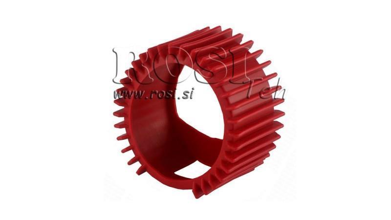 OCHRANNÁ GUMA PRE MANOMETER DN63 - ČERVENÁ