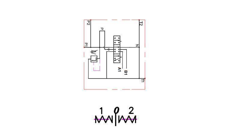 DIAGRAMME DE CÂBLAGE 1xP40 UNIDIRECTIONNEL C1