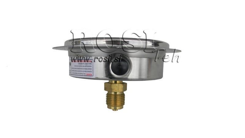 MANOMETR DN100 ZADNÝ 0 - 2.5 BAR - 1/2