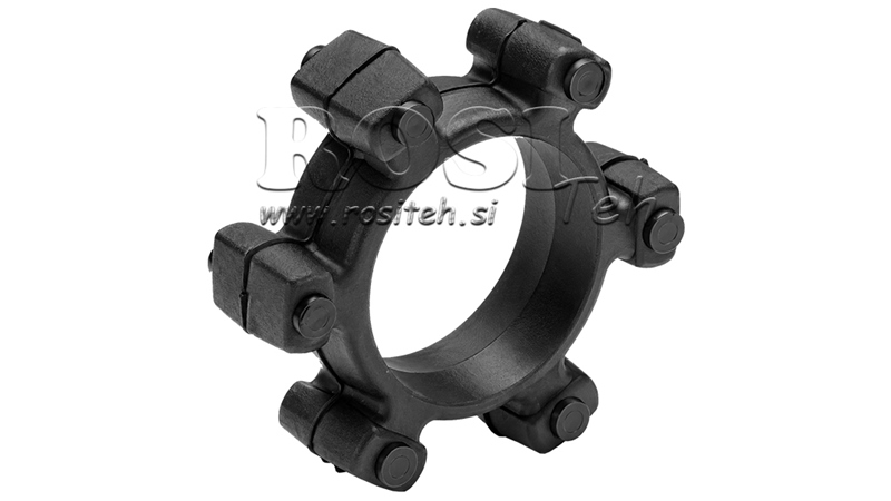 ACCOUPLEMENT EN ÉTOILE POUR INSERT EN CAOUTCHOUC ND43-ND44 (104mm)