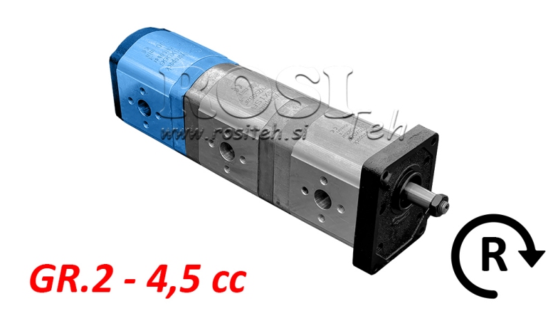 POMPE HYDRAULIQUE 20C4.5X066 ARRIÈRE GR.2 4.5 CC DROITE
