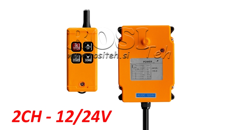 COMMANDER RADIO 2CH - 12/24V