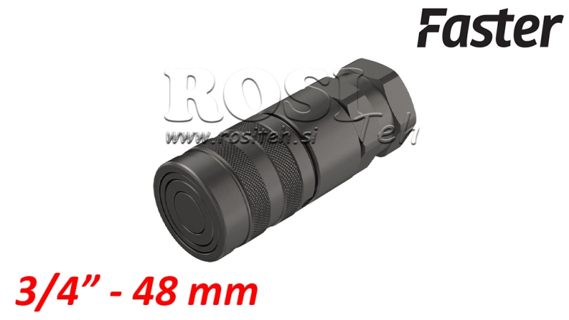 RACCORD RAPIDE EXCAVATEUR FFH FEMELLE 3/4 48MM