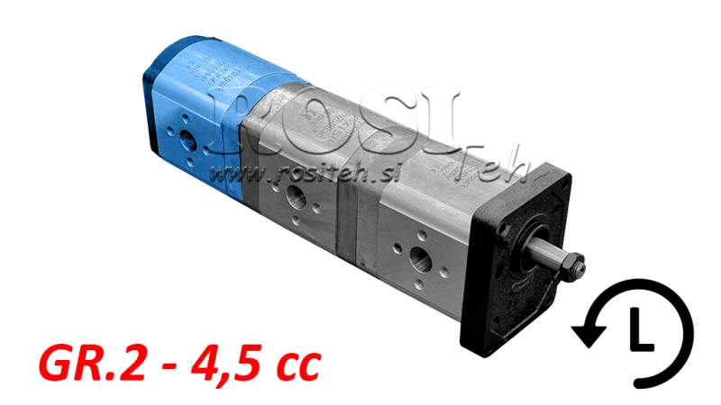 POMPE HYDRAULIQUE 20A4,5X066 ARRIÈRE GR.2 4.5 CC GAUCHE