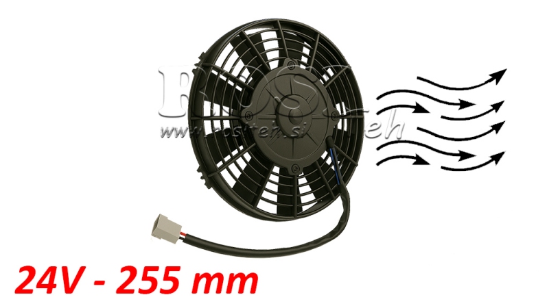 AKSIAALIPUHALLIN 255MM IMU 24V