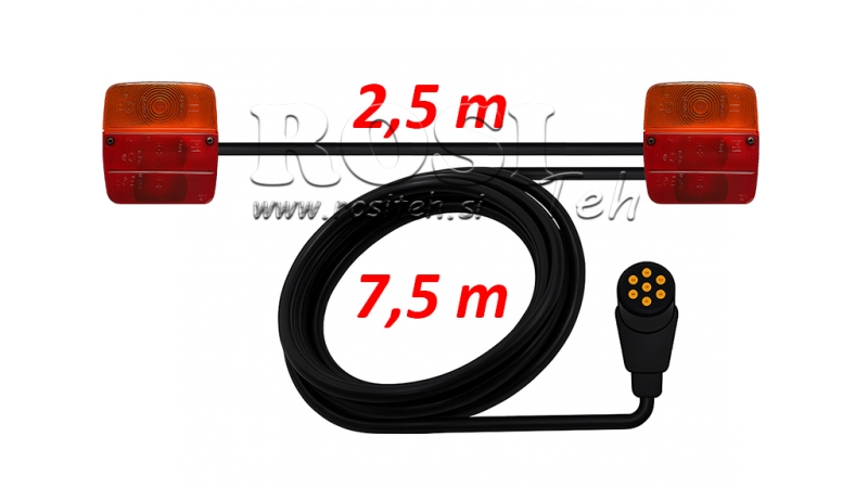 LYS SÆT MED KABEL 7.5M+2.5M
