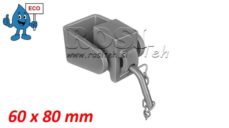 PORTEUR POUR CHARGEUR KIPER KESONA CHARIOT ÉLÉVATEUR 60x80mm éco