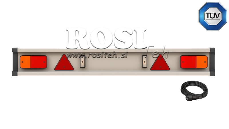 TRAILER BUMPER TÜV MODEL FÉNYEKKEL 2150MM