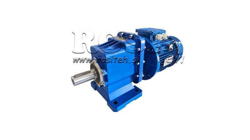 MOTEUR ÉLECTRIQUE 1Phase 1.1kW AVEC RÉDUCTEUR ERC03 MS90 54rpm