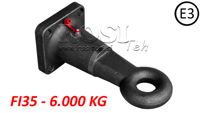 ŤAŽNÉ OKO OTOČNÉ fi35 6 TON E3 V BÝVANIU 6000/1500KG