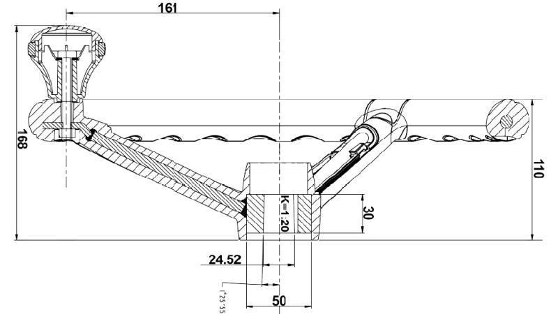 STUURWIEL DIAMETER 380 - h 110