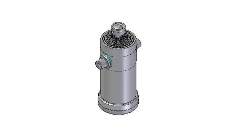 1036S -TELESCOPISK SYLINDER STANDARD/KULE 10 TRINN REISE 4430 DIAMETER 270