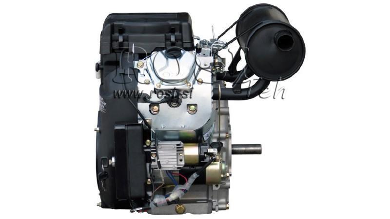 benzinemotor 614cc-14.9kW-3.600 RPM-E-KW25.4x72-elektrische start