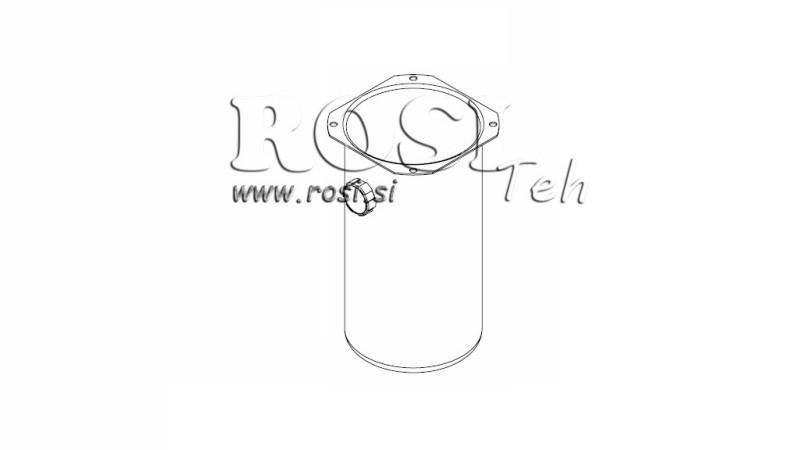 RÉSERVOIR EN MÉTAL ROLL PP 2 LITRES