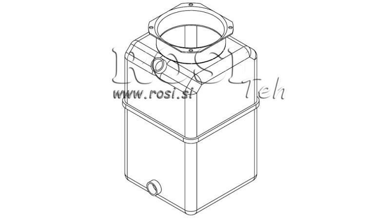 PVC RESERVOIR ROL PP 8 LITER HORIZONTAAL-VERTICAAL