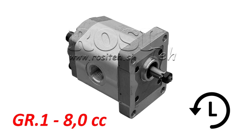 POMPE HYDRAULIQUE GR.1 8.0 CC GAUCHE - FILET