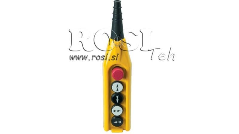 AFSTANDSSCHAKELAAR SET 4 KNOPPEN IN BEHUIZING ZONDER KABEL