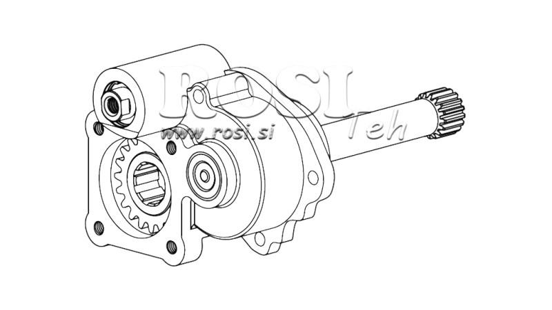 HYDRAULISCHE POMP - MERCEDES G3/65-90 UNIMOG