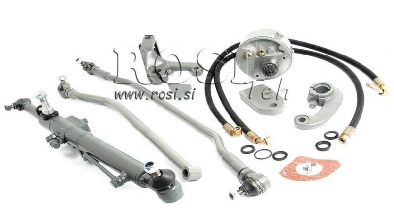 AUXILIAIRE HYDRAULISCHE BESTURINGSET MASSEY FERGUSON 135 - Gebogen As