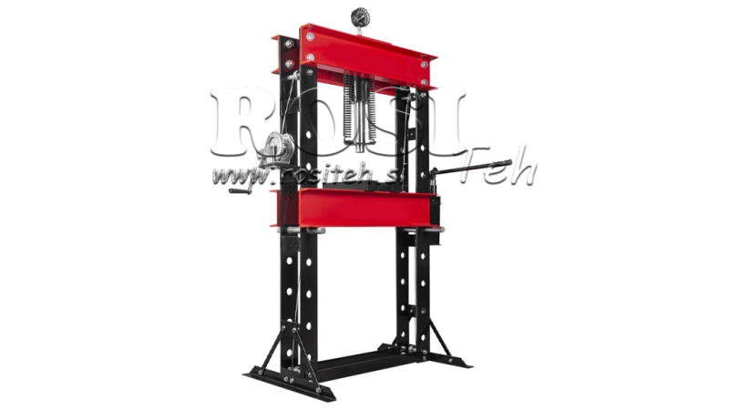 VERKSTED HYDRAULISK PRESS FOR LAGER 50T - to-hastigheter