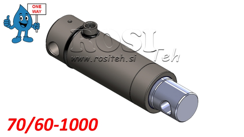CYLINDRE HYDRAULIQUE MONO 70/60-1000