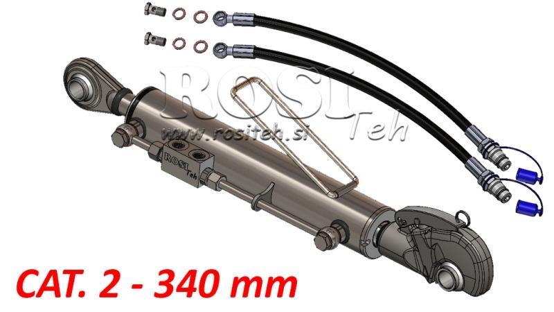 3ÈME POINT HYDRAULIQUE AVEC CROCHET AUTOMATIQUE - CAT. 2 - 63/35-340 (45-95 HP) (25,4 mm)