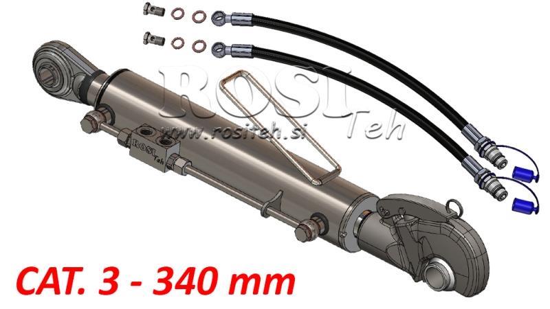 3ÈME POINT HYDRAULIQUE AVEC CROCHET AUTOMATIQUE - CAT. 3 - 80/40-340 (90-210 HP) (25,4 mm)